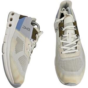 On Running Cloudrift Ivory Heather Womens 10 Olive Green Creme Running Shoes